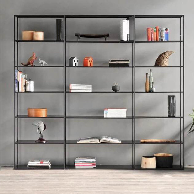 9.84"W Bookshelf Open Back Modern Style Bookcase for Home and Office Clearhalo 'Bookcases' 'furn' 'furn_bookcases' 'Furniture' 'furniture_bookcases' 'Office Furniture' 4924287