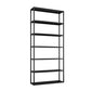9.84"W Bookshelf Open Back Modern Style Bookcase for Home and Office Matte Black Clearhalo 'Bookcases' 'furn' 'furn_bookcases' 'Furniture' 'furniture_bookcases' 'Office Furniture' 4924289