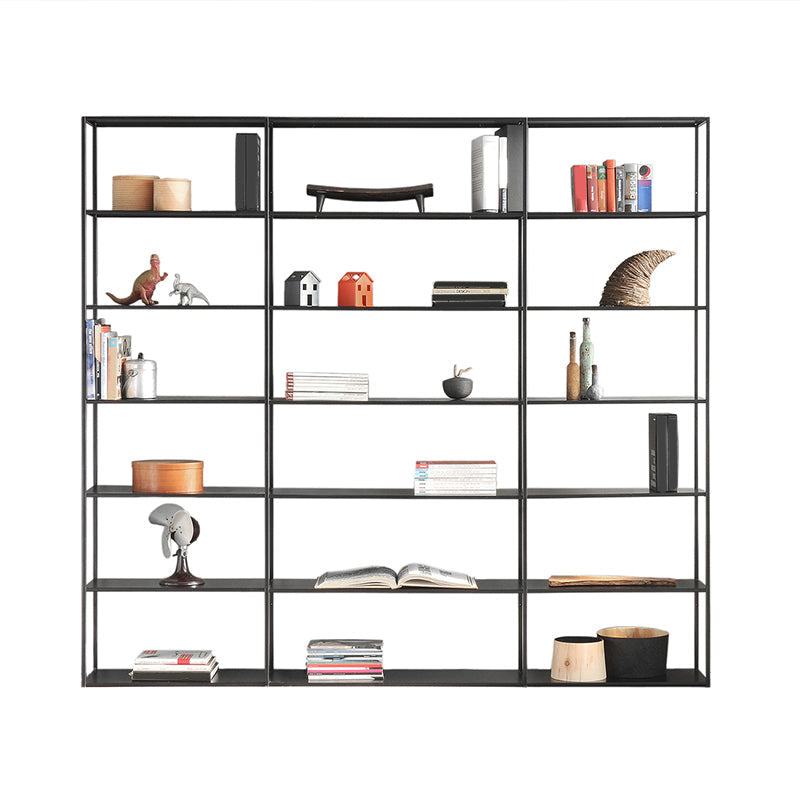 9.84"W Bookshelf Open Back Modern Style Bookcase for Home and Office Clearhalo 'Bookcases' 'furn' 'furn_bookcases' 'Furniture' 'furniture_bookcases' 'Office Furniture' 4924296