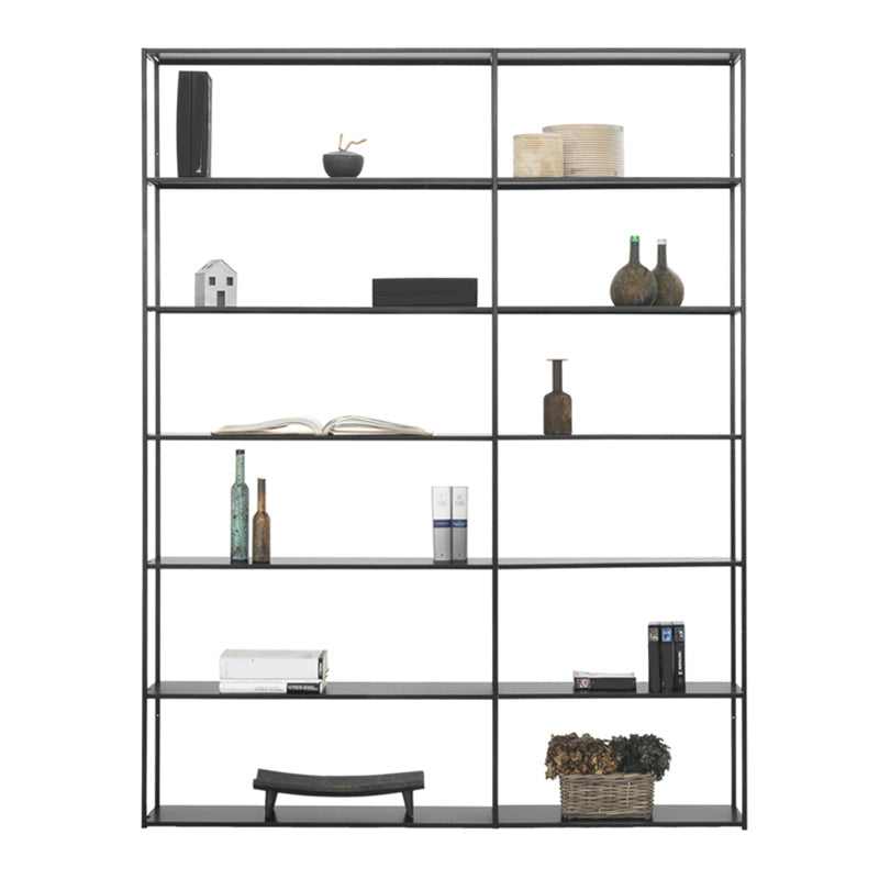 9.84"W Bookshelf Open Back Modern Style Bookcase for Home and Office Clearhalo 'Bookcases' 'furn' 'furn_bookcases' 'Furniture' 'furniture_bookcases' 'Office Furniture' 4924297