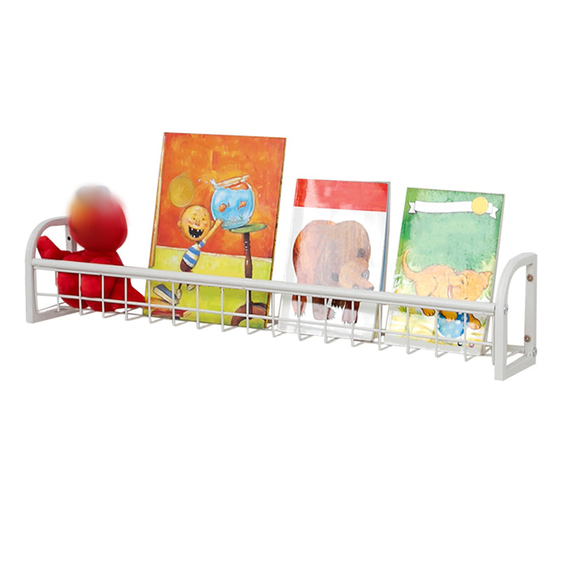 Modern Style Bookshelf Wall Mounted Metal Bookcase for Kid Room 32.1"L x 4.6"W x 6.3"H Clearhalo 'Bookcases' 'furn' 'furn_bookcases' 'Furniture' 'furniture_bookcases' 'Office Furniture' 4924330