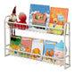 Modern Style Bookshelf Wall Mounted Metal Bookcase for Kid Room 32.1"L x 4.6"W x 18.9"H Clearhalo 'Bookcases' 'furn' 'furn_bookcases' 'Furniture' 'furniture_bookcases' 'Office Furniture' 4924335