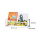 Modern Style Bookshelf Wall Mounted Metal Bookcase for Kid Room Clearhalo 'Bookcases' 'furn' 'furn_bookcases' 'Furniture' 'furniture_bookcases' 'Office Furniture' 4924345
