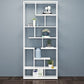 80.71"H Bookcase Open Back Contemporary Style Bookshelf for Office Home 35.4"L x 9.8"W x 80.7"H White Clearhalo 'Bookcases' 'furn' 'furn_bookcases' 'Furniture' 'furniture_bookcases' 'Office Furniture' 4924361