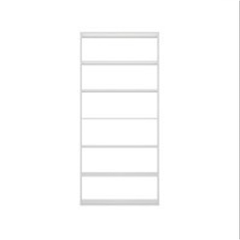 70.87"H Bookcase Open Back Contemporary Style Bookshelf for Home Office 39"L x 10"W x 71"H White Clearhalo 'Bookcases' 'furn' 'furn_bookcases' 'Furniture' 'furniture_bookcases' 'Office Furniture' 4924379