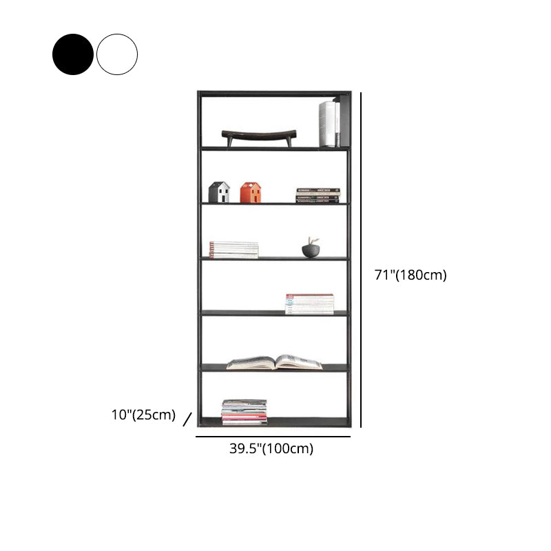 70.87"H Bookcase Open Back Contemporary Style Bookshelf for Home Office Clearhalo 'Bookcases' 'furn' 'furn_bookcases' 'Furniture' 'furniture_bookcases' 'Office Furniture' 4924386