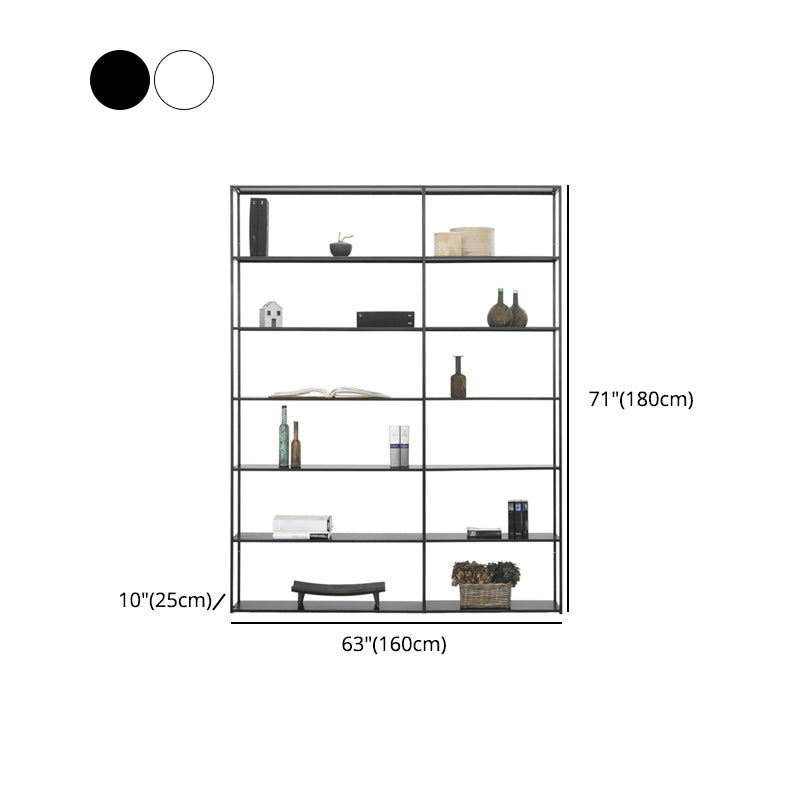 70.87"H Bookcase Open Back Contemporary Style Bookshelf for Home Office Clearhalo 'Bookcases' 'furn' 'furn_bookcases' 'Furniture' 'furniture_bookcases' 'Office Furniture' 4924389