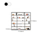 70.87"H Bookcase Open Back Contemporary Style Bookshelf for Home Office Clearhalo 'Bookcases' 'furn' 'furn_bookcases' 'Furniture' 'furniture_bookcases' 'Office Furniture' 4924390