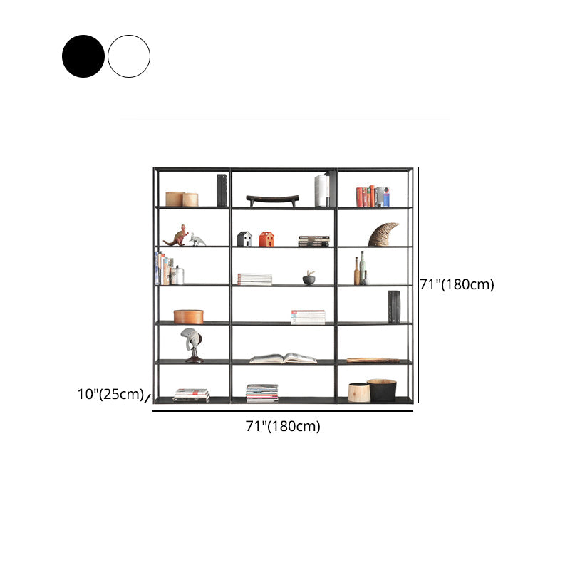 70.87"H Bookcase Open Back Contemporary Style Bookshelf for Home Office Clearhalo 'Bookcases' 'furn' 'furn_bookcases' 'Furniture' 'furniture_bookcases' 'Office Furniture' 4924390