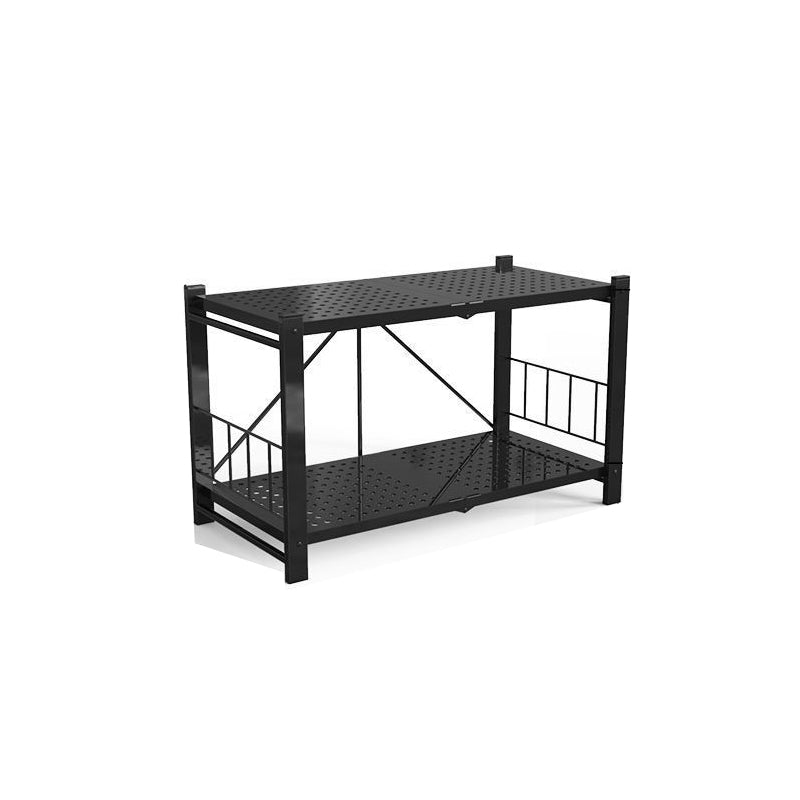 Foldable Bookcase Open Back Bookshelf with Casters for Study Room Office Clearhalo 'Bookcases' 'furn' 'furn_bookcases' 'Furniture' 'furniture_bookcases' 'Office Furniture' 4924400