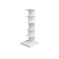 Geometric Bookshelf Modern Style Metal Bookcase for Home Office 13.8"L x 13.8"W x 35.4"H White Clearhalo 'Bookcases' 'furn' 'furn_bookcases' 'Furniture' 'furniture_bookcases' 'Office Furniture' 4924412