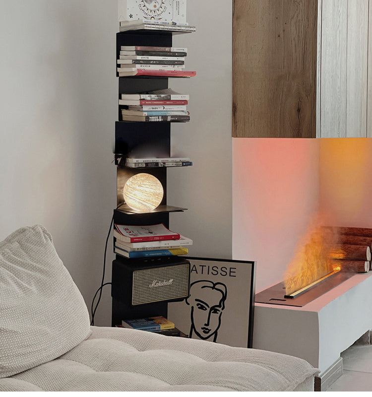 Geometric Bookshelf Modern Style Metal Bookcase for Home Office Clearhalo 'Bookcases' 'furn' 'furn_bookcases' 'Furniture' 'furniture_bookcases' 'Office Furniture' 4924426