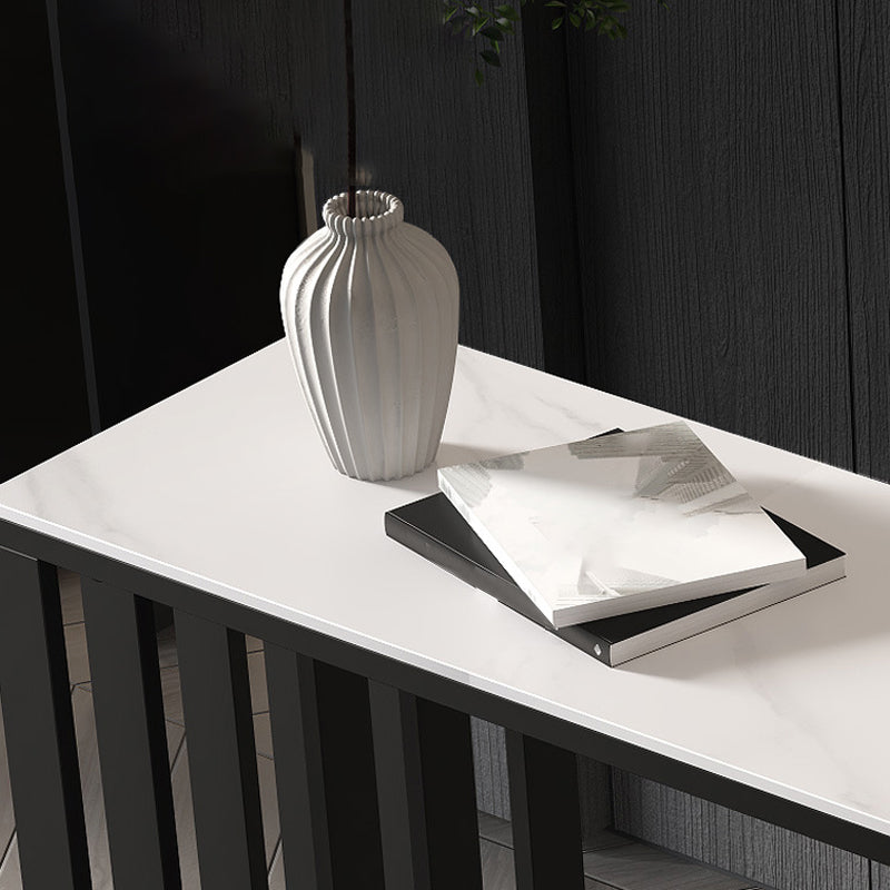 Contemporary Style Sintered Stone Table Rectangle Bar Counter Table for Home Clearhalo 'Bar Furniture' 'Bar Tables' 'bar_tables' 'furn' 'furn_bar_tables' 'Furniture' 'furniture_bar_tables' 'Kitchen & Dining Furniture' 4925969