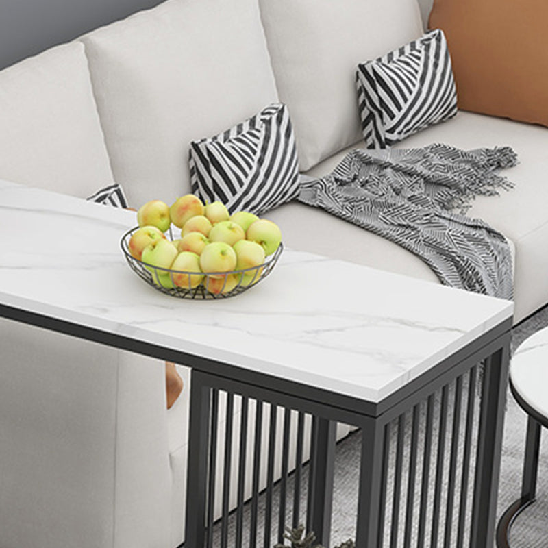 Contemporary Sintered Stone Table Rectangle Bar Counter Table for Home Clearhalo 'Bar Furniture' 'Bar Tables' 'bar_tables' 'furn' 'furn_bar_tables' 'Furniture' 'furniture_bar_tables' 'Kitchen & Dining Furniture' 4925988