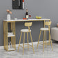 Contemporary Sintered Stone Table Rectangle Bar Counter Table for Home Clearhalo 'Bar Furniture' 'Bar Tables' 'bar_tables' 'furn' 'furn_bar_tables' 'Furniture' 'furniture_bar_tables' 'Kitchen & Dining Furniture' 4925991
