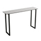 Modern Sintered Stone Table Rectangle Bar Counter Table for Home Black Without Chairs Clearhalo 'Bar Furniture' 'Bar Tables' 'bar_tables' 'furn' 'furn_bar_tables' 'Furniture' 'furniture_bar_tables' 'Kitchen & Dining Furniture' 4926015