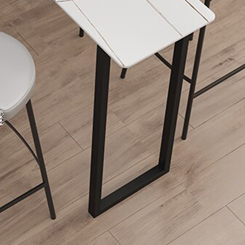 Modern Sintered Stone Table Rectangle Bar Counter Table for Home Clearhalo 'Bar Furniture' 'Bar Tables' 'bar_tables' 'furn' 'furn_bar_tables' 'Furniture' 'furniture_bar_tables' 'Kitchen & Dining Furniture' 4926021