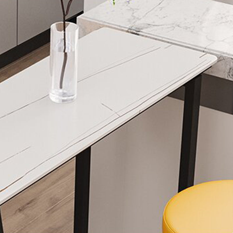 Modern Sintered Stone Table Rectangle Bar Counter Table for Home Clearhalo 'Bar Furniture' 'Bar Tables' 'bar_tables' 'furn' 'furn_bar_tables' 'Furniture' 'furniture_bar_tables' 'Kitchen & Dining Furniture' 4926022