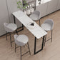Modern Sintered Stone Table Rectangle Bar Counter Table for Home Clearhalo 'Bar Furniture' 'Bar Tables' 'bar_tables' 'furn' 'furn_bar_tables' 'Furniture' 'furniture_bar_tables' 'Kitchen & Dining Furniture' 4926024