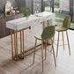 Nordic Glam Sintered Stone Table Rectangle Bar Counter Table for Home Clearhalo 'Bar Furniture' 'Bar Tables' 'bar_tables' 'furn' 'furn_bar_tables' 'Furniture' 'furniture_bar_tables' 'Kitchen & Dining Furniture' 4926041