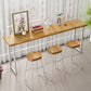 Pine Wood Bar Dining Table Modern Bar Table with Sled Base for Dining Room Clearhalo 'Bar Furniture' 'Bar Tables' 'bar_tables' 'furn' 'furn_bar_tables' 'Furniture' 'furniture_bar_tables' 'Kitchen & Dining Furniture' 4926156