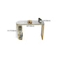 Stone Bar Dining Table Glam Bar Table with Double Pedestal for Kitchen Dining Room Clearhalo 'Bar Furniture' 'Bar Tables' 'bar_tables' 'furn' 'furn_bar_tables' 'Furniture' 'furniture_bar_tables' 'Kitchen & Dining Furniture' 4926208