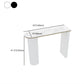Stone Bar Dining Table Modern Oval Bar Table with Double Pedestal for Kitchen Dining Room Clearhalo 'Bar Furniture' 'Bar Tables' 'bar_tables' 'furn' 'furn_bar_tables' 'Furniture' 'furniture_bar_tables' 'Kitchen & Dining Furniture' 4926258