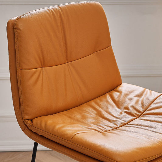 Scandinavian Matte Finish Upholstered Barstool Footrest Coffee Shop Stool Clearhalo 'Bar Furniture' 'Bar Stools' 'bar_stools' 'furn' 'furn_bar_stools' 'Furniture' 'furniture_bar_stools' 'Kitchen & Dining Furniture' 4926372