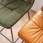 Scandinavian Matte Finish Upholstered Barstool Footrest Coffee Shop Stool Clearhalo 'Bar Furniture' 'Bar Stools' 'bar_stools' 'furn' 'furn_bar_stools' 'Furniture' 'furniture_bar_stools' 'Kitchen & Dining Furniture' 4926374