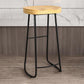 Contemporary Natural Solid Wood Barstool Footrest Restaurant Stool Clearhalo 'Bar Furniture' 'Bar Stools' 'bar_stools' 'furn' 'furn_bar_stools' 'Furniture' 'furniture_bar_stools' 'Kitchen & Dining Furniture' 4926494