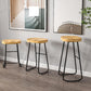 Contemporary Natural Solid Wood Barstool Footrest Restaurant Stool Clearhalo 'Bar Furniture' 'Bar Stools' 'bar_stools' 'furn' 'furn_bar_stools' 'Furniture' 'furniture_bar_stools' 'Kitchen & Dining Furniture' 4926496