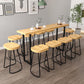 Contemporary Natural Solid Wood Barstool Footrest Restaurant Stool Clearhalo 'Bar Furniture' 'Bar Stools' 'bar_stools' 'furn' 'furn_bar_stools' 'Furniture' 'furniture_bar_stools' 'Kitchen & Dining Furniture' 4926502