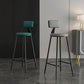 Scandinavian Matte Finish Velvet Counter Stool Footrest Home Barstool Clearhalo 'Bar Furniture' 'Bar Stools' 'bar_stools' 'furn' 'furn_bar_stools' 'Furniture' 'furniture_bar_stools' 'Kitchen & Dining Furniture' 4926520