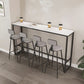 Scandinavian Matte Finish Velvet Counter Stool Footrest Home Barstool Clearhalo 'Bar Furniture' 'Bar Stools' 'bar_stools' 'furn' 'furn_bar_stools' 'Furniture' 'furniture_bar_stools' 'Kitchen & Dining Furniture' 4926530