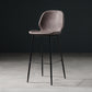 Scandinavian Footrest Matte Finish Barstool Restaurant Leather Stool Dark Brown 1 Piece Counter Stool(26"H) Clearhalo 'Bar Furniture' 'Bar Stools' 'bar_stools' 'furn' 'furn_bar_stools' 'Furniture' 'furniture_bar_stools' 'Kitchen & Dining Furniture' 4926608