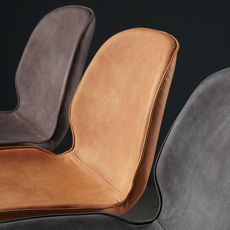Scandinavian Footrest Matte Finish Barstool Restaurant Leather Stool Clearhalo 'Bar Furniture' 'Bar Stools' 'bar_stools' 'furn' 'furn_bar_stools' 'Furniture' 'furniture_bar_stools' 'Kitchen & Dining Furniture' 4926612
