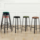 Contemporary Matte Finish Upholstered Stool Footrest Iron Bar Stool Clearhalo 'Bar Furniture' 'Bar Stools' 'bar_stools' 'furn' 'furn_bar_stools' 'Furniture' 'furniture_bar_stools' 'Kitchen & Dining Furniture' 4926738