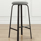 Contemporary Matte Finish Upholstered Stool Footrest Iron Bar Stool Clearhalo 'Bar Furniture' 'Bar Stools' 'bar_stools' 'furn' 'furn_bar_stools' 'Furniture' 'furniture_bar_stools' 'Kitchen & Dining Furniture' 4926739