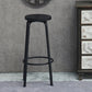 Industrial Armless Backless Counter Stool Iron Cafe Bar Stool with Seat and Pedal Clearhalo 'Bar Furniture' 'Bar Stools' 'bar_stools' 'furn' 'furn_bar_stools' 'Furniture' 'furniture_bar_stools' 'Kitchen & Dining Furniture' 4927355