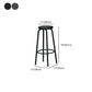 Industrial Armless Backless Counter Stool Iron Cafe Bar Stool with Seat and Pedal Clearhalo 'Bar Furniture' 'Bar Stools' 'bar_stools' 'furn' 'furn_bar_stools' 'Furniture' 'furniture_bar_stools' 'Kitchen & Dining Furniture' 4927360