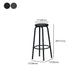 Industrial Armless Backless Counter Stool Iron Cafe Bar Stool with Seat and Pedal Clearhalo 'Bar Furniture' 'Bar Stools' 'bar_stools' 'furn' 'furn_bar_stools' 'Furniture' 'furniture_bar_stools' 'Kitchen & Dining Furniture' 4927362