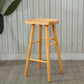 Modern Armless Backless Counter StoolWood Cafe Bar Stool with Wooden Seat and Pedal Clearhalo 'Bar Furniture' 'Bar Stools' 'bar_stools' 'furn' 'furn_bar_stools' 'Furniture' 'furniture_bar_stools' 'Kitchen & Dining Furniture' 4927448