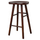 Modern Armless Backless Counter StoolWood Cafe Bar Stool with Wooden Seat and Pedal Clearhalo 'Bar Furniture' 'Bar Stools' 'bar_stools' 'furn' 'furn_bar_stools' 'Furniture' 'furniture_bar_stools' 'Kitchen & Dining Furniture' 4927449