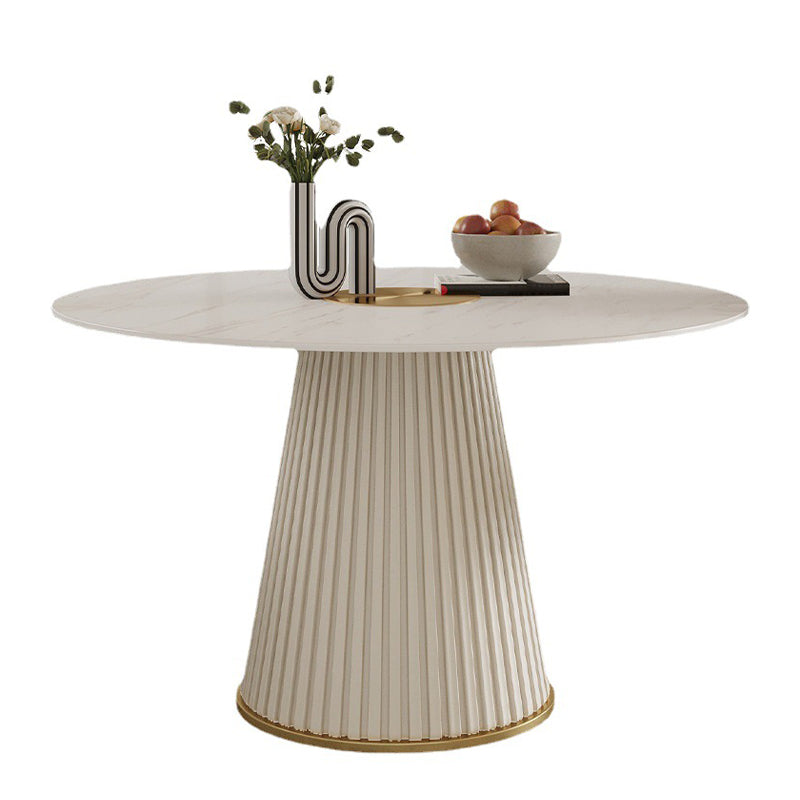 Minimalist 1/3/4/57 Pieces Dinette Set Round Dining Room Table Set Clearhalo 'Dining Room Sets' 'Dining Tables & Seating' 'dining_room_set' 'furn' 'furn_dining_room_set' 'Furniture' 'furniture_dining_room_set' 'Kitchen & Dining Furniture' 4927515