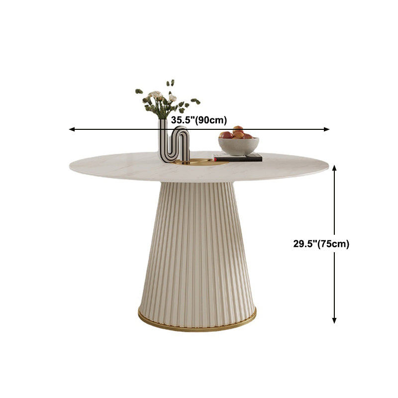 Minimalist 1/3/4/57 Pieces Dinette Set Round Dining Room Table Set Clearhalo 'Dining Room Sets' 'Dining Tables & Seating' 'dining_room_set' 'furn' 'furn_dining_room_set' 'Furniture' 'furniture_dining_room_set' 'Kitchen & Dining Furniture' 4927524