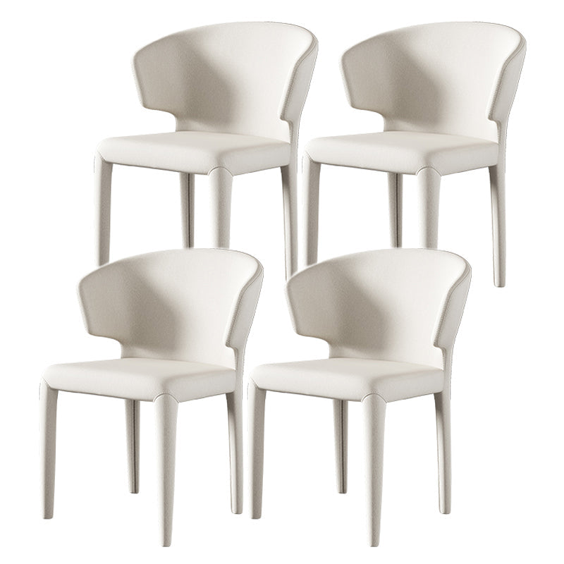 Modern 1/4/5/7 Pieces Rectangle Dining Set Sintered Stone Dining Table with Chairs 4 White Chairs Clearhalo 'Dining Room Sets' 'Dining Tables & Seating' 'dining_room_set' 'furn' 'furn_dining_room_set' 'Furniture' 'furniture_dining_room_set' 'Kitchen & Dining Furniture' 4927560