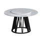 Glam 1/2/6/7 Pieces Dining Set Round Stone Dining Table for Dining Room Clearhalo 'Dining Room Sets' 'Dining Tables & Seating' 'dining_room_set' 'furn' 'furn_dining_room_set' 'Furniture' 'furniture_dining_room_set' 'Kitchen & Dining Furniture' 4927618