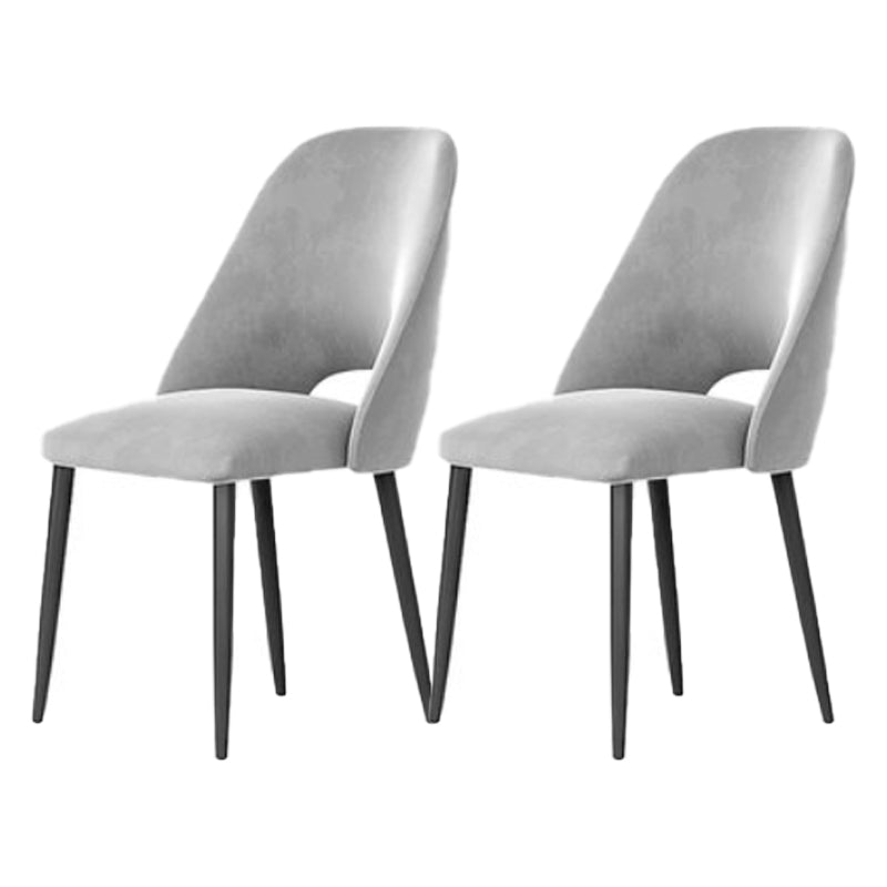 Glam 1/2/6/7 Pieces Dining Set Round Stone Dining Table for Dining Room 2 Light Grey Chairs Clearhalo 'Dining Room Sets' 'Dining Tables & Seating' 'dining_room_set' 'furn' 'furn_dining_room_set' 'Furniture' 'furniture_dining_room_set' 'Kitchen & Dining Furniture' 4927624