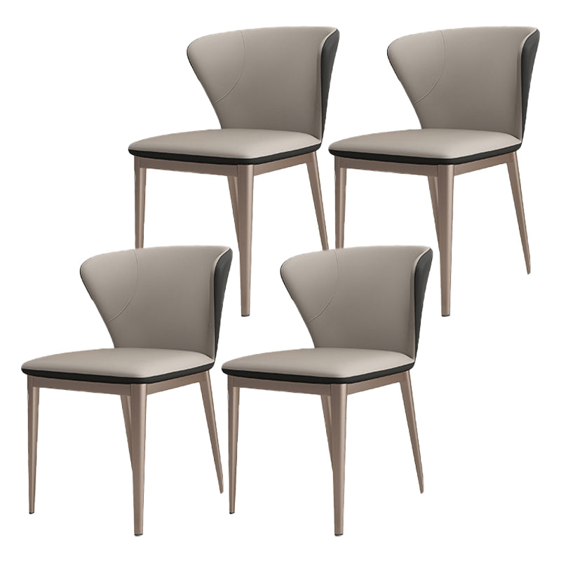 Modern 1/4/5/7 Pieces Dining Set Sintered Stone Dining Table Set for Kitchen 4 Beige Chairs Clearhalo 'Dining Room Sets' 'Dining Tables & Seating' 'dining_room_set' 'furn' 'furn_dining_room_set' 'Furniture' 'furniture_dining_room_set' 'Kitchen & Dining Furniture' 4927662