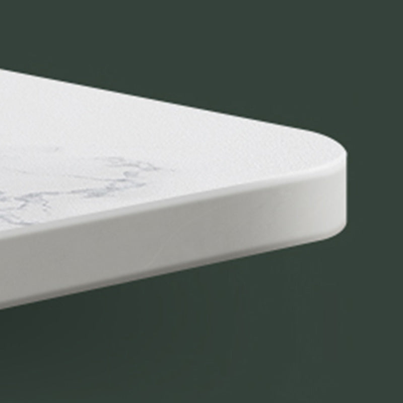 Modern 1/4/5/7 Pieces Scalable Dinette Set with Sintered Stone Top White Dining Table Set Clearhalo 'Dining Room Sets' 'Dining Tables & Seating' 'dining_room_set' 'furn' 'furn_dining_room_set' 'Furniture' 'furniture_dining_room_set' 'Kitchen & Dining Furniture' 4927685